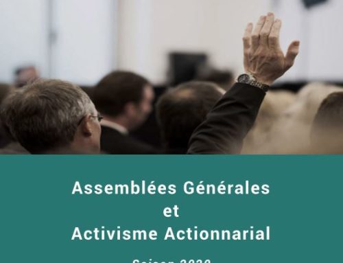 Publication du vingt quatrième rapport de Proxinvest « Assemblées Générales et activisme actionnarial – Saison 2020»